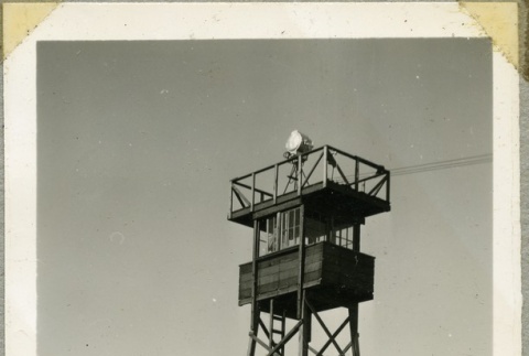 Guard tower at Manzanar (ddr-manz-4-78)
