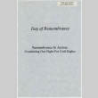 Program for a Day of Remembrance event (February 16, 1991) (ddr-janm-4-24)