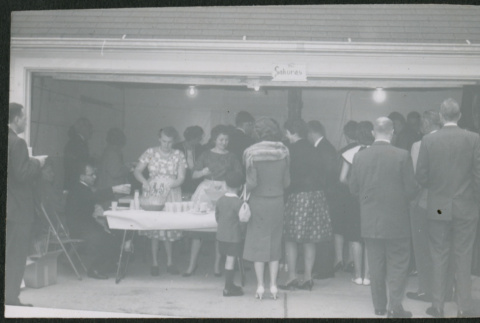 Reception in garage (ddr-densho-523-351)