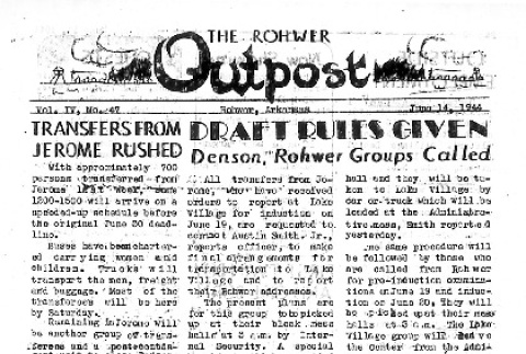 Rohwer Outpost Vol. IV No. 47 (June 14, 1944) (ddr-densho-143-174)