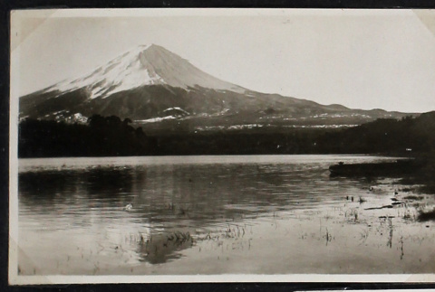 View of Mount Fuji from the shore (ddr-densho-404-149)