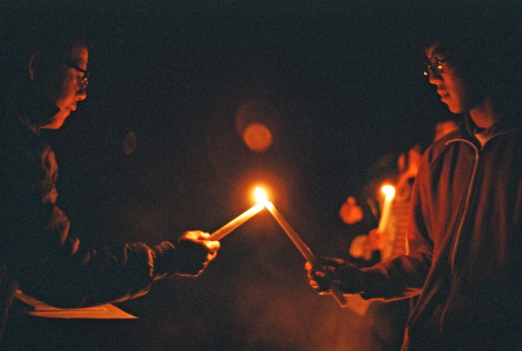 Candlelight ceremony (ddr-densho-336-1151)