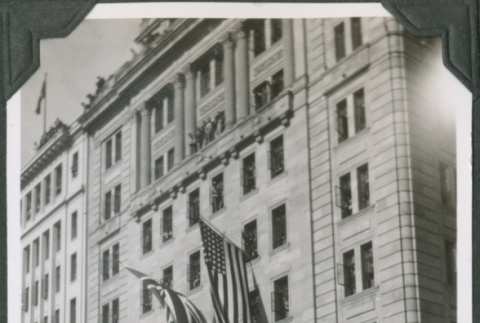 Building with flags (ddr-ajah-2-619)