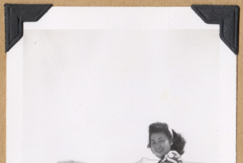 Woman on a beach (ddr-densho-542-306)
