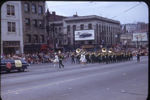 Portland Rose Festival Parade- Margaret Whiting and Marching Band (ddr-one-1-173)