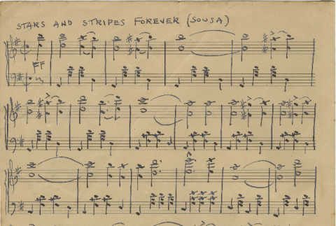 Stars and stripes forever (Sousa) (ddr-csujad-7-26)