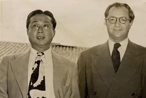 Two men posing for a photograph (ddr-njpa-1-2463)
