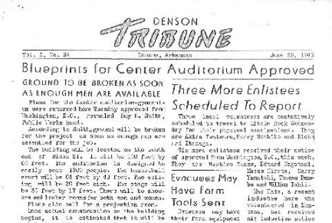 Denson Tribune Vol. I No. 34 (June 25, 1943) (ddr-densho-144-75)