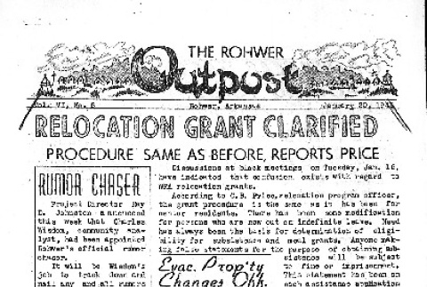 Rohwer Outpost Vol. VI No. 8 (January 20, 1945) (ddr-densho-143-237)