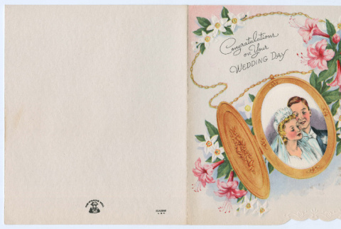 Congratulations on Your Wedding Day (ddr-densho-562-11)
