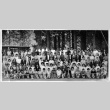 Group photograph of the Lake Sequoia Retreat campers, 1959 (ddr-densho-336-103)