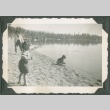 Children playing on a beach (ddr-densho-328-161)