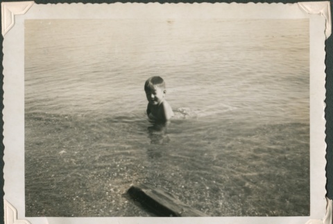 A boy swimming (ddr-densho-321-1030)
