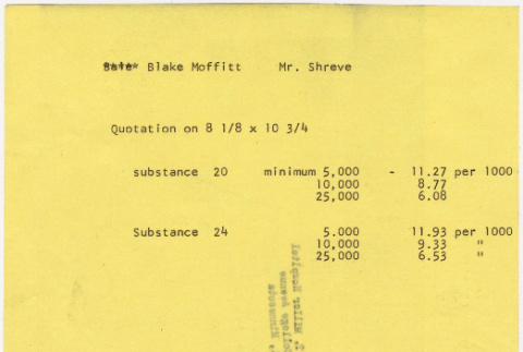 Price quotes (ddr-densho-424-204)