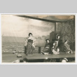 Kabuki performers on stage in costume (ddr-densho-383-436)