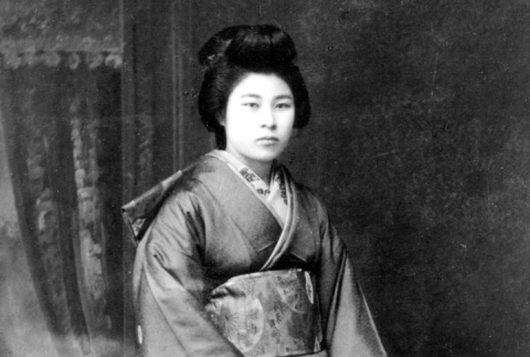 Photo of an Issei woman (ddr-densho-24-4)