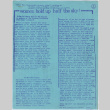 Reprints of articles from Asian/Pacific  Student Union newsletters (ddr-densho-444-154)
