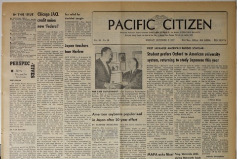 Pacific Citizen, Vol. 65, No. 14 (October 6, 1967) (ddr-pc-39-41)