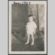 Photo of a toddler in a romper (ddr-densho-483-708)