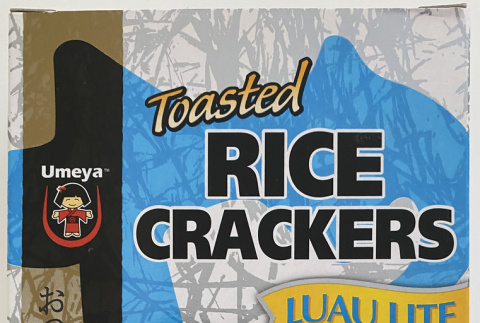 Toasted Rice Crackers Luau Lite (ddr-densho-499-173)