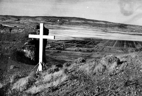 Cross made by Japanese Americans at Tule Lake (ddr-densho-28-5)