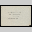 Reunion identification labels, camp 2, Poston, Arizona, 1942-1945 (ddr-csujad-55-1857)