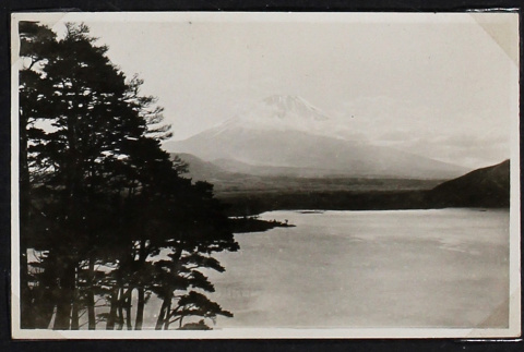 View of Mount Fuji from a lake (ddr-densho-404-144)
