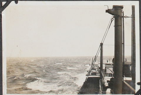 View of ocean from ship (ddr-densho-326-86)