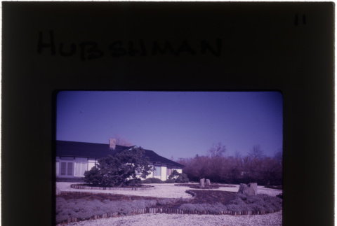View of a home and garden at the Hubshman project (ddr-densho-377-604)