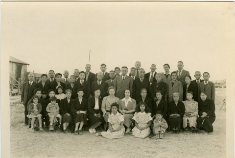Japanese Americans with Christian missionaries (ddr-densho-35-202)