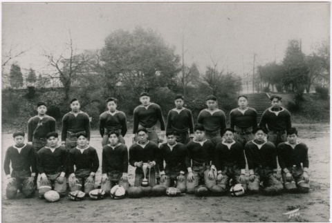 The Taiyo football team (ddr-densho-353-390)