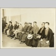Men and women sitting in a waiting area (ddr-njpa-13-1387)