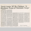 Copy of clipping from Phoenix about play Santa Anita '42 (ddr-densho-367-337)