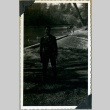 Soldier on the banks of a river (ddr-densho-22-80)