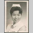 Portrait of woman in nurse's uniform (ddr-densho-316-323)