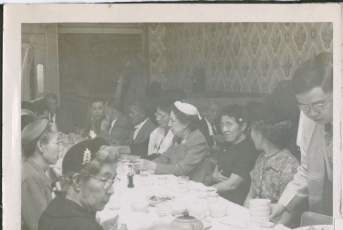 Group at banquet table (ddr-densho-293-99)
