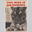 Cover of This Week in San Francisco with advertisement for Takahashis (ddr-densho-424-215)