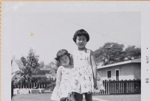 Susan and Leslie Shiomi (ddr-densho-522-573)
