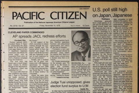 Pacific Citizen Vol. 87 No. 2018 (November 10, 1978) (ddr-pc-50-45)