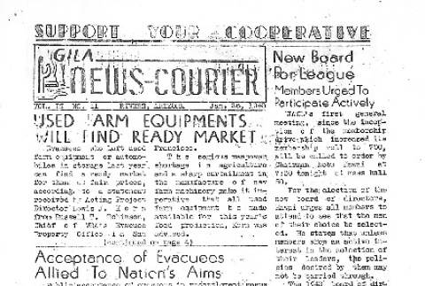 Gila News-Courier Vol. II No. 11 (January 26, 1943) (ddr-densho-141-45)