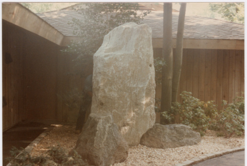 Person with rock (ddr-densho-377-1796)