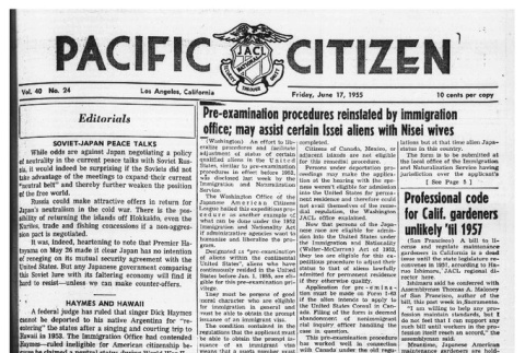 The Pacific Citizen, Vol. 40 No. 24 (June 17, 1955) (ddr-pc-27-24)