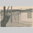 Drawing of the barracks at Tanforan Assembly Center (ddr-densho-392-13)