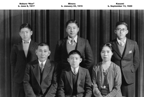 Family portrait of Iwahashi family (ddr-ajah-6-59)