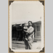 Baby Kunikazu with a relative (ddr-densho-542-480)