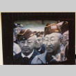 Photo of TV screen of Veterans Day event (ddr-densho-466-540)