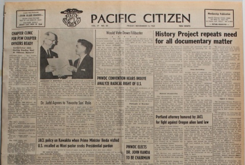 Pacific Citizen, Vol. 58, No. 20 (November 15, 1963) (ddr-pc-35-46)