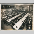 Attendees fill a banquet hall (ddr-densho-395-100)