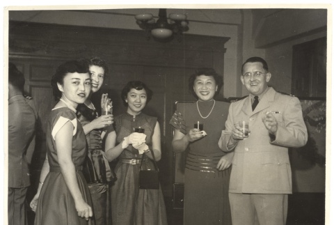Officer Club in Tokyo with the McCabes (ddr-one-2-216)