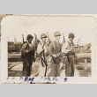 Four men with rifles (ddr-densho-466-230)